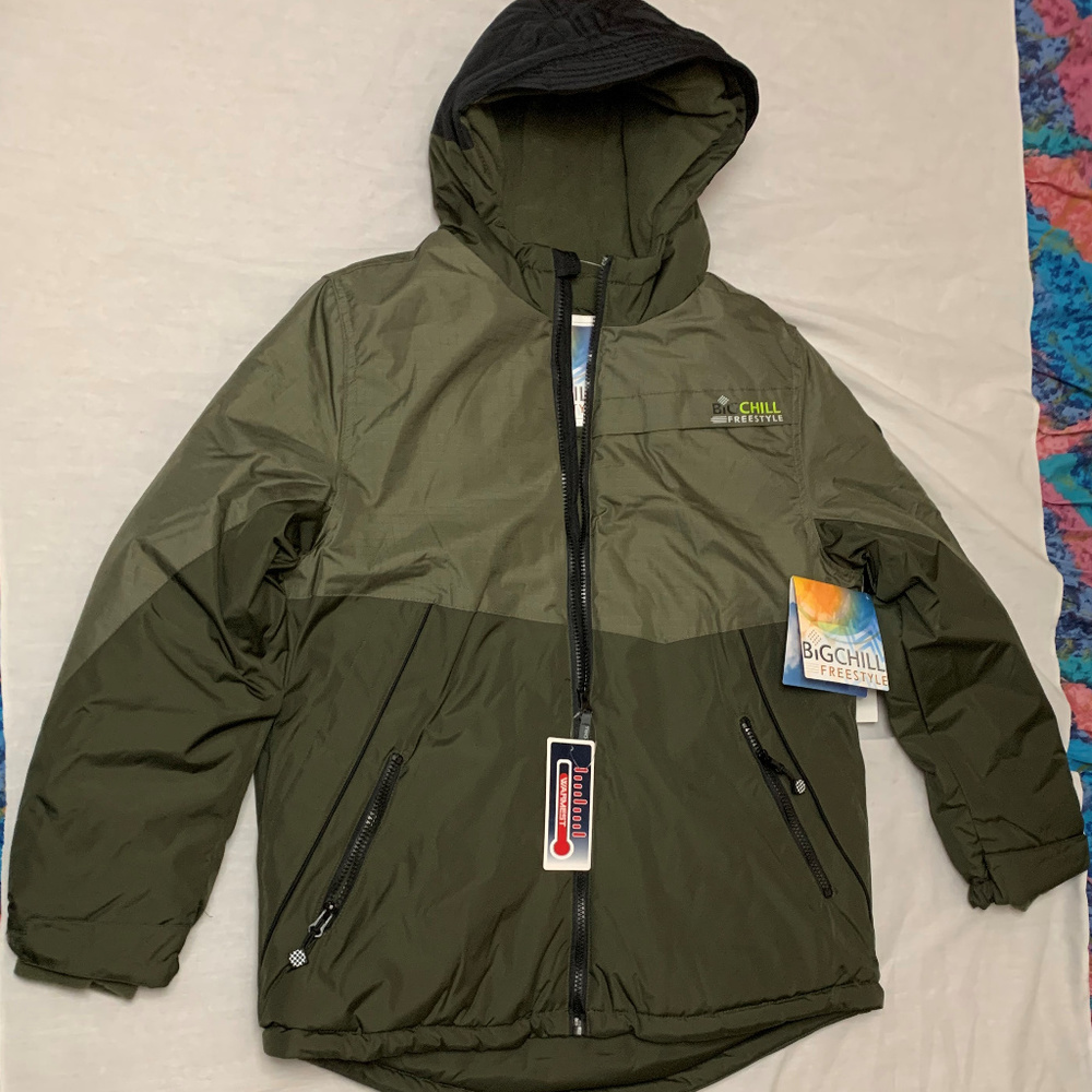 ❄️❄️❄️ NWT BIG CHILL FREESTYLE BOYS JACKET SIZE 18 ❄️❄️❄️